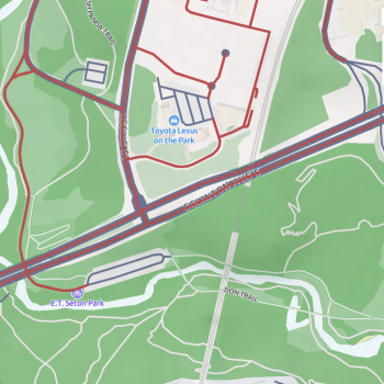 Upclose of traffic data, showing that it really doesn't change depending on traffic density.